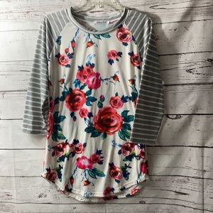 Floral print Reagan Blouse Large